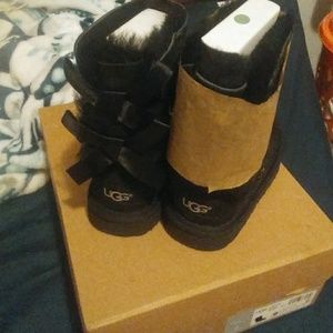 T balley bow UGGs. New from Nordstrom